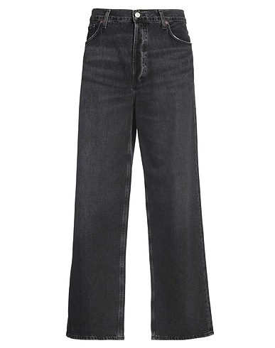 AGOLDE Denim trousers Black 80% Cotton, 20% Pre-consumer recycled cotton