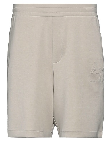 ARMANI EXCHANGE Shorts & Bermuda Light grey 54% Modal, 38% Polyester, 8% Elastane