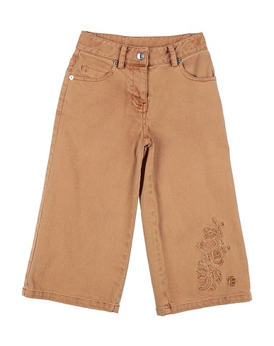 ERMANNO SCERVINO JUNIOR Denim trousers Camel 97% Cotton, 3% Elastane, Polyester