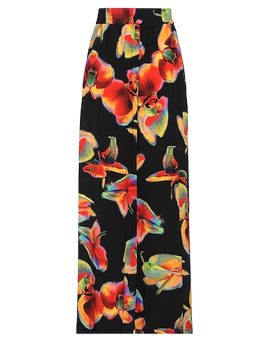 MCQUEEN Casual trouser Black 100% Silk