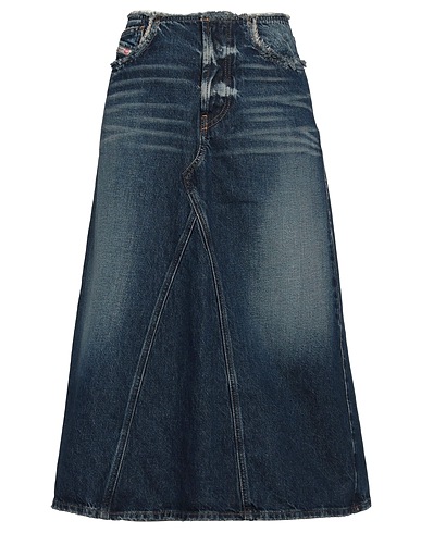 DIESEL Denim skirt Blue 100% Cotton