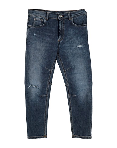 DONDUP Denim trousers Blue 92% Cotton, 6% Elastomultiester, 2% Elastane