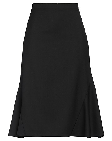 MARNI Midi skirt Black 100% Virgin Wool