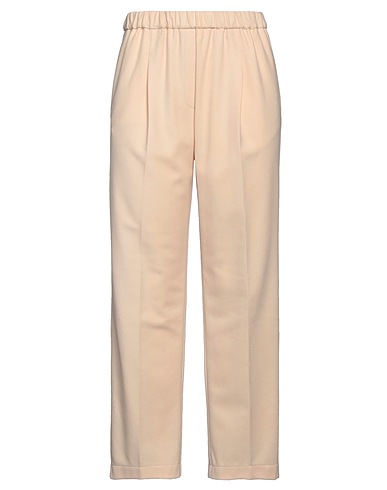 FORTE_FORTE Casual trouser Beige 80% Wool, 20% Polyamide
