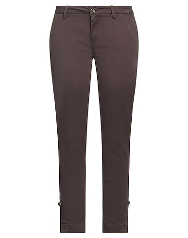LIU •JO Casual pants CIOCCOLATO 96% Cotton, 4% Elastane