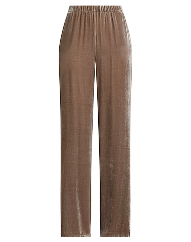 ANTONELLI Casual pants Khaki 82% Viscose, 18% Silk