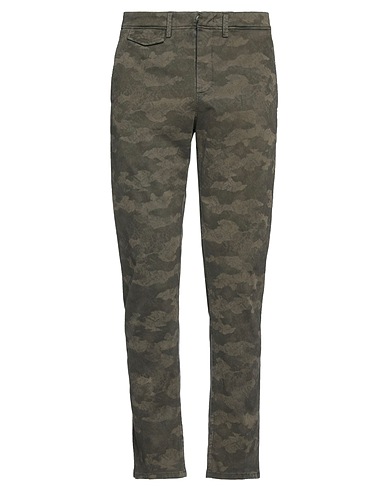 DONDUP Casual pants VERDE MILITARE 98% Cotton, 2% Elastane