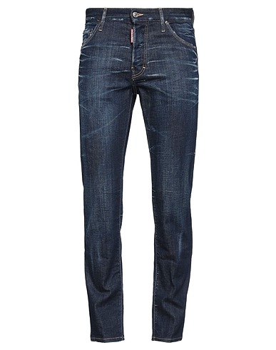 DSQUARED2 Pantaloni jeans Blu 98% Cotone, 2% Elastan, Pelle