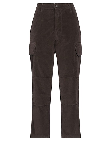 CIGALA'S Casual trouser Dark brown 97% Cotton, 3% Elastane