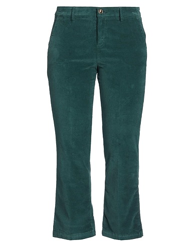 LIU •JO Pantalone Verde scuro 97% Cotone, 3% Elastan