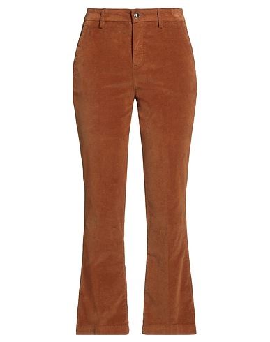 LIU •JO Casual trouser Brown 97% Cotton, 3% Elastane