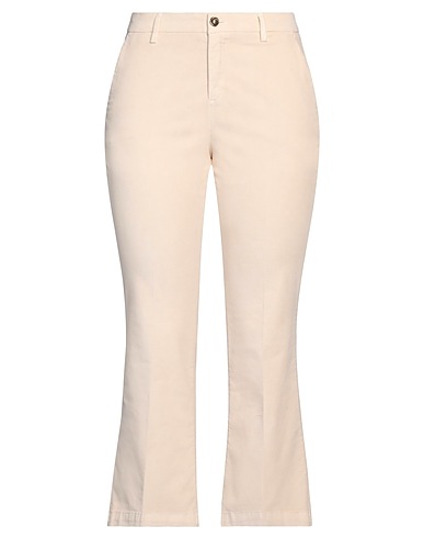 LIU •JO Casual trouser Beige 97% Cotton, 3% Elastane