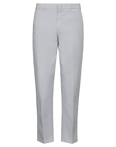 DUNHILL Casual pants Light grey 96% Cotton, 4% Elastane