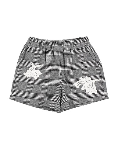 ERMANNO SCERVINO JUNIOR Shorts & Bermuda Black 100% Cotton, Polyester