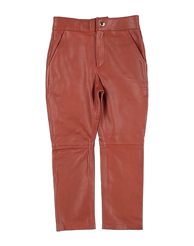 CHLOÉ Casual trouser Brown 100% Shearling
