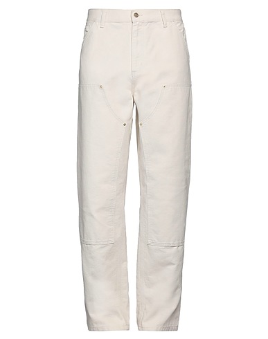 CARHARTT Casual pants Off white 100% Organic cotton