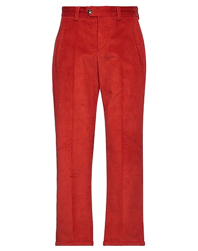 PT Torino Casual pants Brick 100% Cotton
