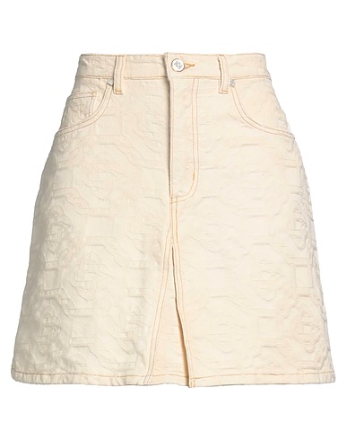 CASABLANCA Denim skirt Beige 100% Cotton