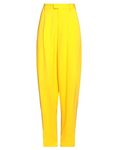 MARNI Casual pants Yellow 97% Viscose, 3% Elastane