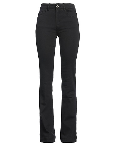 NENETTE Pantalon Noir 98% Coton, 2% Élasthanne