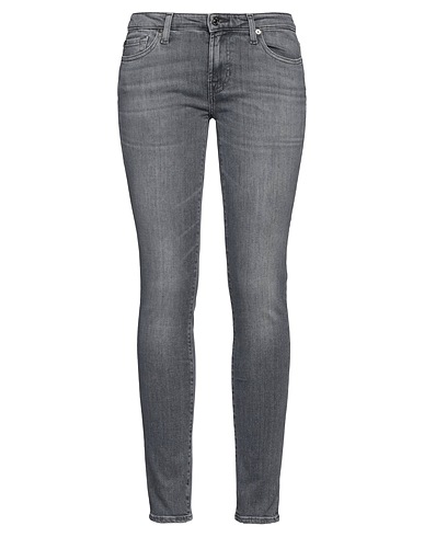 7 FOR ALL MANKIND Denim trousers Grey 97% Cotton, 3% Elastane