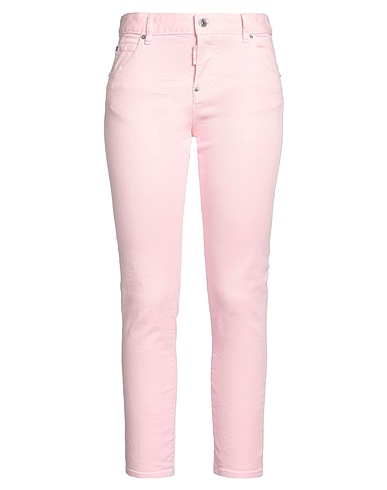 DSQUARED2 ジーンズ ピンク コットン 97% / ポリウレタン 3% / 牛革