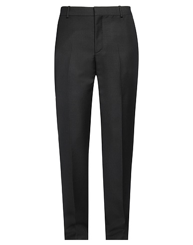 MCQUEEN Casual pants Black 75% Wool, 25% Mohair wool