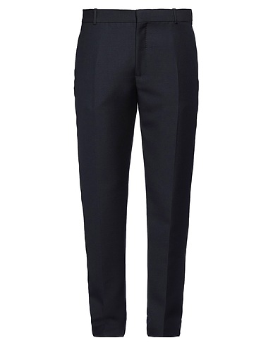 MCQUEEN Pantalone Blu navy 75% Lana, 25% Lana mohair