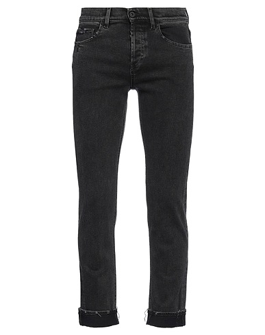 PENCE Denim trousers Black 98% Cotton, 2% Elastane