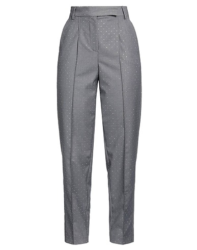 SIMONA CORSELLINI Casual trouser Grey 80% Polyester, 20% Viscose