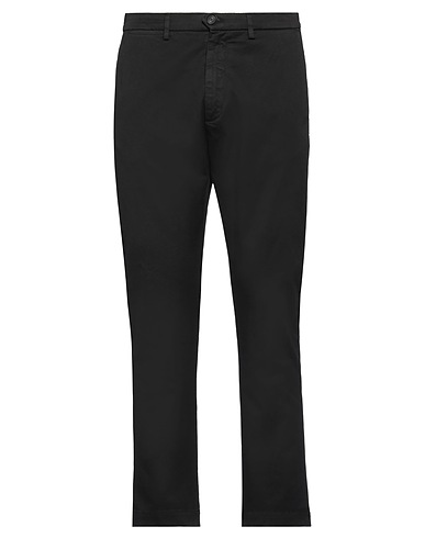 PENCE Casual trouser Black 97% Cotton, 3% Elastane