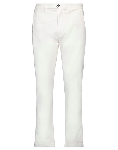 PENCE Pantalone Bianco 97% Cotone, 3% Elastan