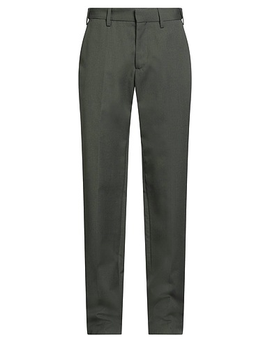 LARDINI Casual trouser Dark green 100% Wool