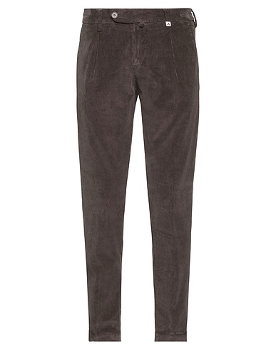 MYTHS Casual pants Dark brown 78% Cotton, 20% Modal, 2% Elastane