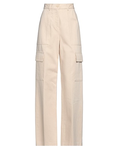 ASPESI Casual trouser Cream 100% Cotton