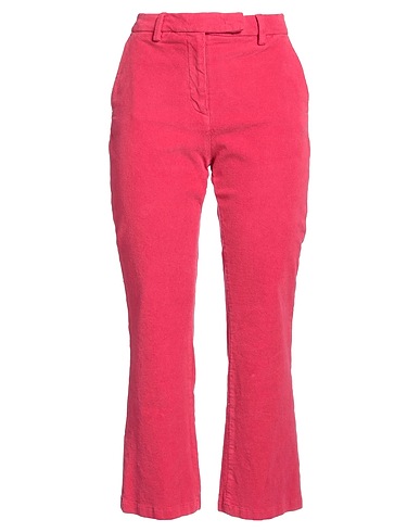 AGO E FILO Casual trouser Magenta 98% Cotton, 2% Elastane
