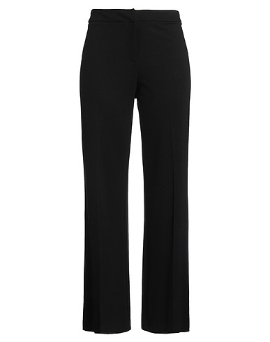 LE TRICOT PERUGIA Casual trouser Black 71% Viscose, 24% Polyamide, 5% Elastane