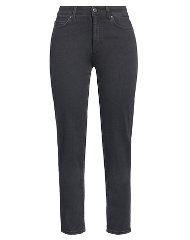CIGALA'S Denim trousers Black 75% Cotton, 22% Polyester, 3% Elastane