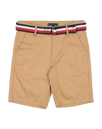 TOMMY HILFIGER Shorts & Bermuda Camel 97% Cotton, 3% Elastane