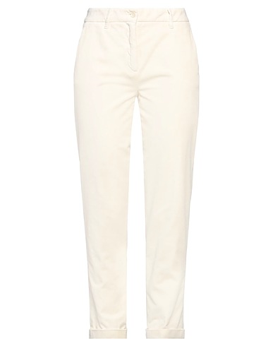 ASPESI Casual trouser Cream 100% Cotton