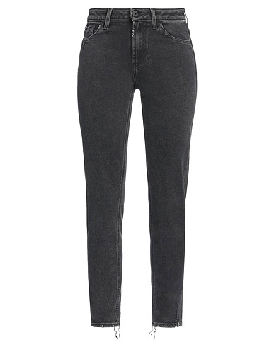 PENCE Denim trousers Black 98% Cotton, 2% Elastane