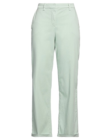 VIA MASINI 80 Casual trouser Light green 85% Cotton, 12% Elastomultiester, 3% Elastane