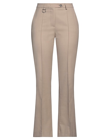 TELA Flared pant GRIGIO 54% Polyester, 44% Virgin Wool, 2% Elastane