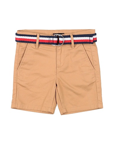 TOMMY HILFIGER Shorts & Bermuda Camel 97% Cotton, 3% Elastane