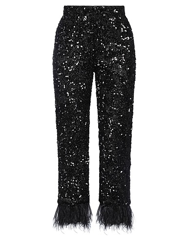 LE TWINS Pantalone Nero 100% Poliammide