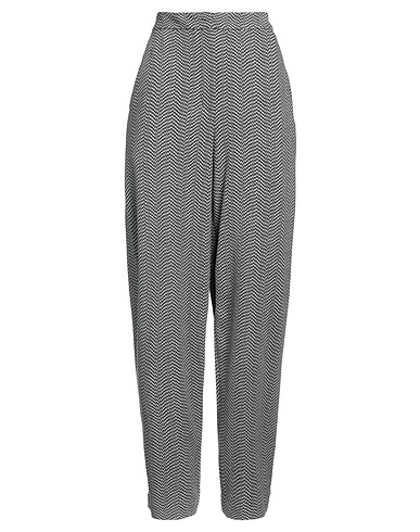 EMPORIO ARMANI Casual trouser ICON Black 55% Polyester, 29% Viscose, 14% Polyamide, 2% Elastane