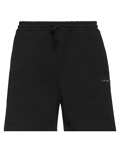 LES HOMMES Shorts & Bermuda Black 100% Cotton
