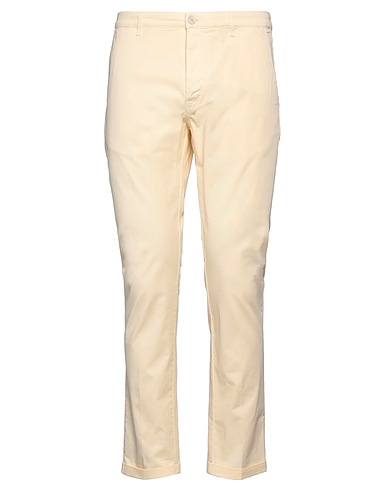 PENCE Casual trouser Cream 98% Cotton, 2% Elastane