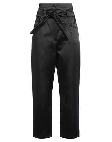 MAX MARA Casual trouser Black 53% Cotton, 47% Acetate