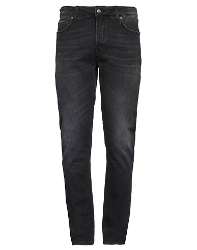 HAIKURE Denim trousers Black 99% Cotton, 1% Elastane